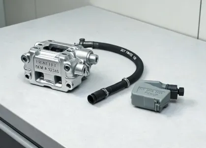 Distributor support desk preparing brake quote pack