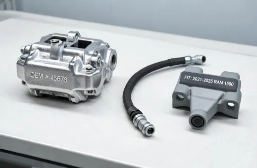 Warranty and service operation reviewing returned brake components