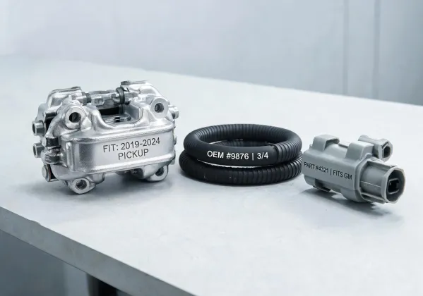 Distributor counter checking brake pad and rotor cross-reference notes
